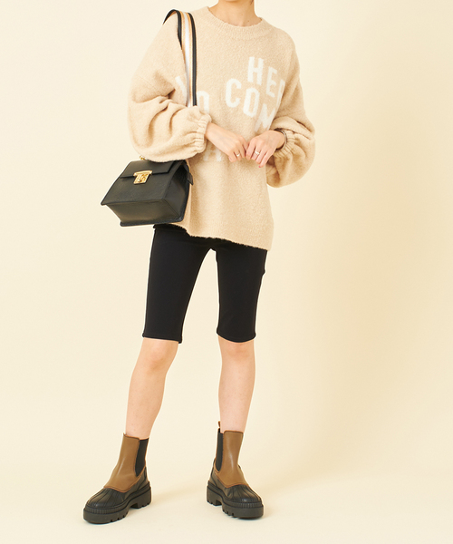 U by SPICK&SPAN（ユーバイスピックアンドスパン）の「【AULENTTI/オウレンティ】 ストラップ付ハンドルBAG（ハンドバッグ・レディース・ブラック/ベージュ・FREE）」の8枚目の写真