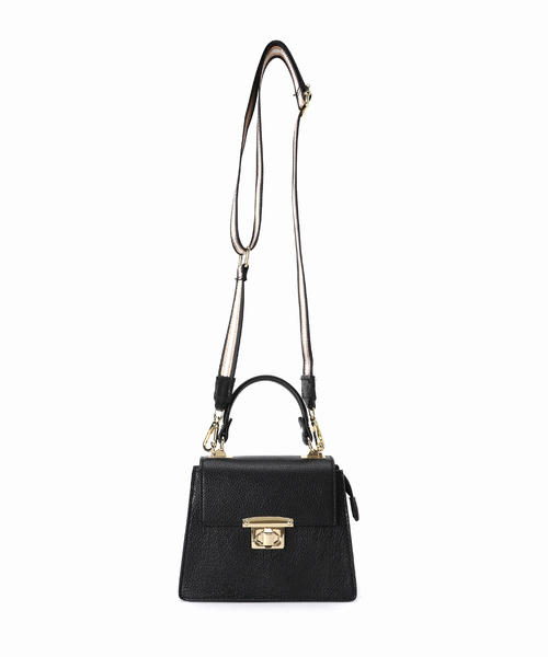 U by SPICK&SPAN（ユーバイスピックアンドスパン）の「【AULENTTI/オウレンティ】 ストラップ付ハンドルBAG（ハンドバッグ・レディース・ブラック/ベージュ・FREE）」の18枚目の写真