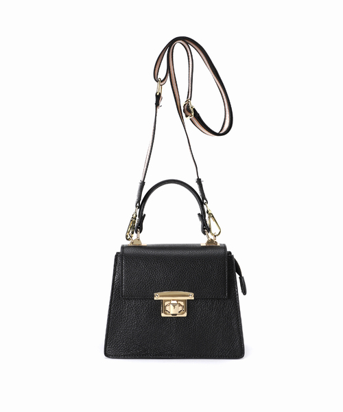 U by SPICK&SPAN（ユーバイスピックアンドスパン）の「【AULENTTI/オウレンティ】 ストラップ付ハンドルBAG（ハンドバッグ・レディース・ブラック/ベージュ・FREE）」の22枚目の写真