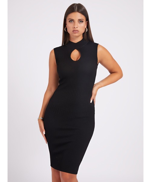 Guess(ゲス)の「Marion Dress Sweater(ワンピース・レディース・ブラック・SMALL/MEDIUM/X-SMALL)」の2枚目の写真
