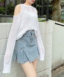 Figments | オフショルダーサマーニットトップス(ニット/セーター)