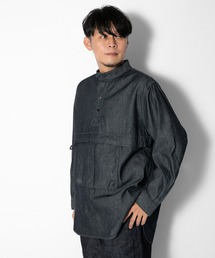 TAKIBI Light Denim Utility Pullover