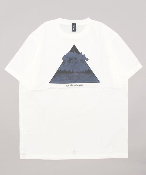 Quiksilver(クイックシルバー)の「M&W CLEAR SKIES SS/クイックシルバー半袖ラッシュガード(水着)(ラッシュガード・メンズ・ブラック/ホワイト/ベージュ・SMALL/X-LARGE/MEDIUM/LARGE)」の8枚目の写真