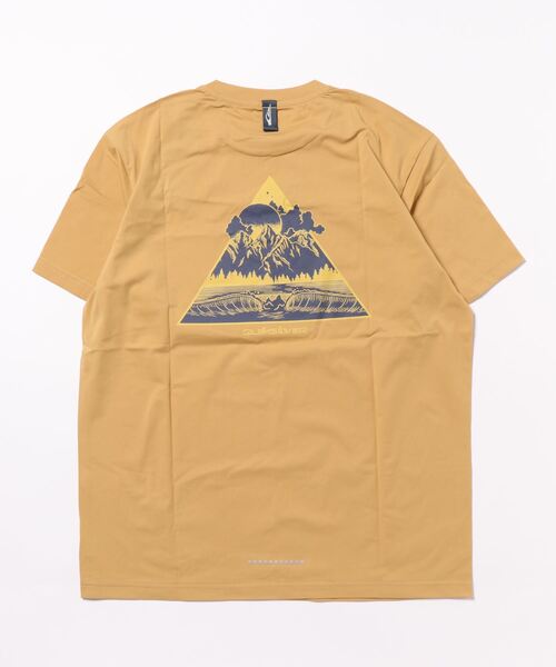 Quiksilver(クイックシルバー)の「M&W CLEAR SKIES SS/クイックシルバー半袖ラッシュガード(水着)(ラッシュガード・メンズ・ブラック/ホワイト/ベージュ・SMALL/X-LARGE/MEDIUM/LARGE)」の6枚目の写真