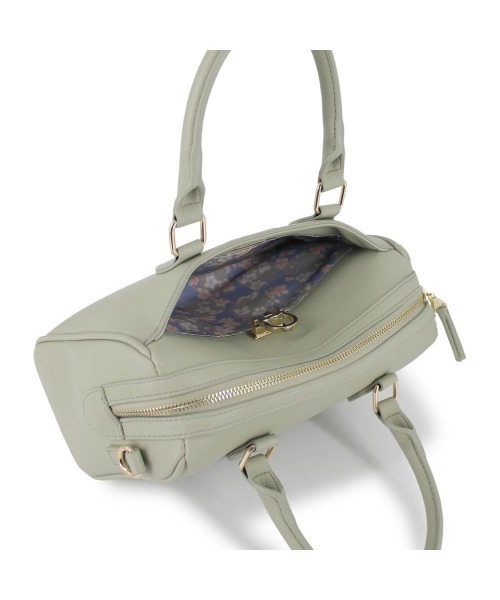 PAUL & JOE ACCESSOIRES(ポールアンドジョーアクセソワ)の「PAUL & JOE ACCESSOIRES (ポール&ジョーアクセソワ) ボストンバッグ フラワースクエア PJA-B702 ポールアンドジョー(ボストンバッグ・レディース・ブラック/カーキ・FREE)」の11枚目の写真