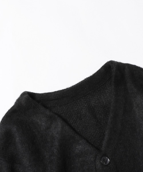 ROOPTOKYO（ループトウキョウ）の「ROOPTOKYO限定 モヘアライク Vネックニットカーディガン（カーディガン/ボレロ・メンズ・ブラック/レッド/ライトグレー/マスタード・M/L）」の22枚目の写真