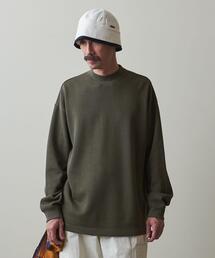 Steven Alan | ＜Steven Alan＞ W/F MOCK NECK BOX LONG SLEEVE TEE -BOLD/カットソー(Tシャツ/カットソー)
