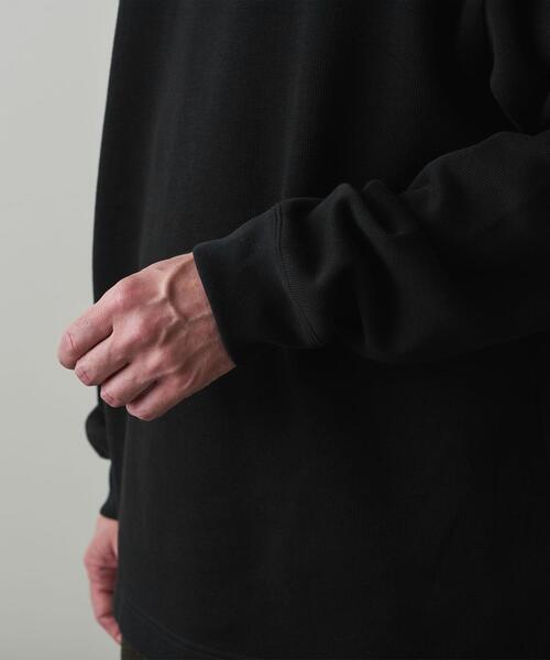 Steven Alan(スティーブンアラン)の「<Steven Alan> W/F MOCK NECK BOX LONG SLEEVE TEE -BOLD/カットソー(Tシャツ/カットソー・メンズ・ブラック/ホワイト/オリーブ・M/XL/S/L)」の8枚目の写真