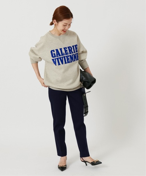 IENA（イエナ）の「VIVIENNE スウェットプルオーバー（スウェット・レディース・チャコールグレー/ベージュ/アイボリー・FREE）」の11枚目の写真
