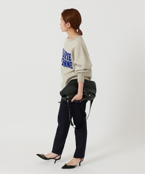 IENA（イエナ）の「VIVIENNE スウェットプルオーバー（スウェット・レディース・チャコールグレー/ベージュ/アイボリー・FREE）」の12枚目の写真