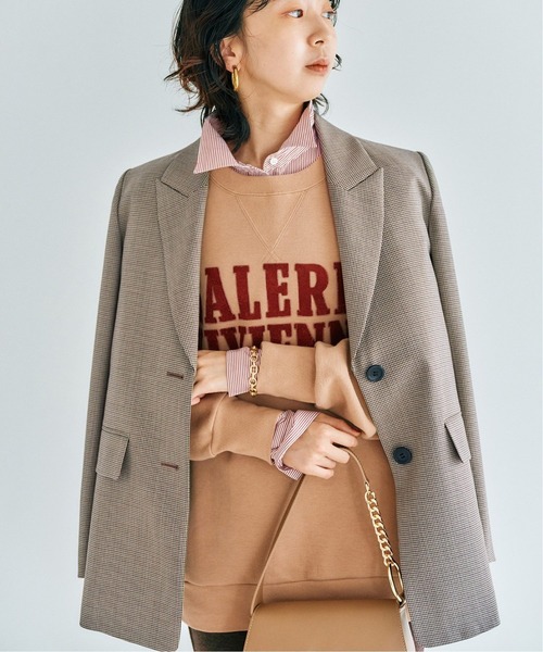 IENA（イエナ）の「VIVIENNE スウェットプルオーバー（スウェット・レディース・チャコールグレー/ベージュ/アイボリー・FREE）」の14枚目の写真