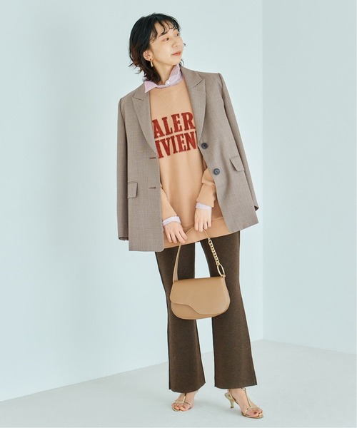 IENA（イエナ）の「VIVIENNE スウェットプルオーバー（スウェット・レディース・チャコールグレー/ベージュ/アイボリー・FREE）」の16枚目の写真