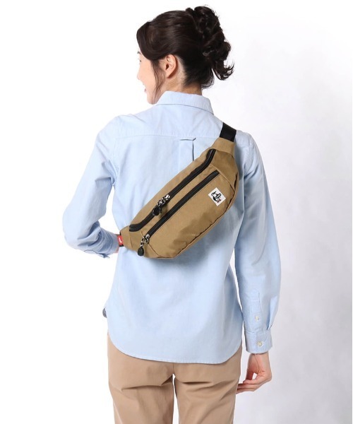 CHUMS（チャムス）の「【CHUMS】Recycle Small Waist Pouch（ボディバッグ/ウエストポーチ・メンズ・ブラック/その他/ブラウン/ブラック系/ネイビー/パープル/マルチ・FREE）」の18枚目の写真