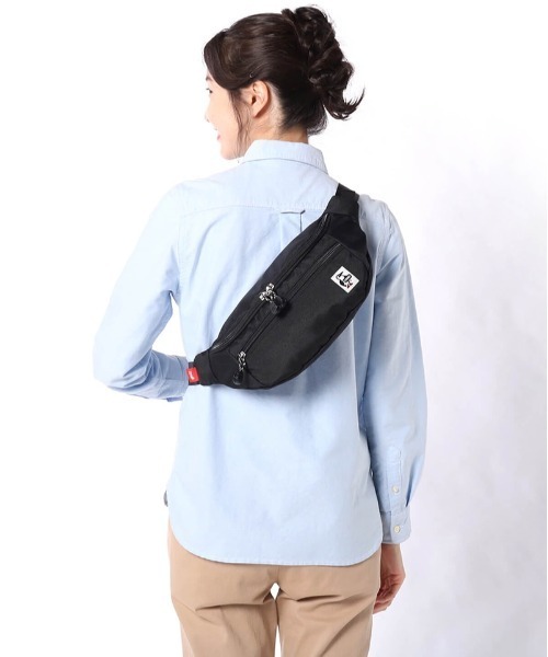 CHUMS（チャムス）の「【CHUMS】Recycle Small Waist Pouch（ボディバッグ/ウエストポーチ・メンズ・ブラック/その他/ブラウン/ブラック系/ネイビー/パープル/マルチ・FREE）」の16枚目の写真