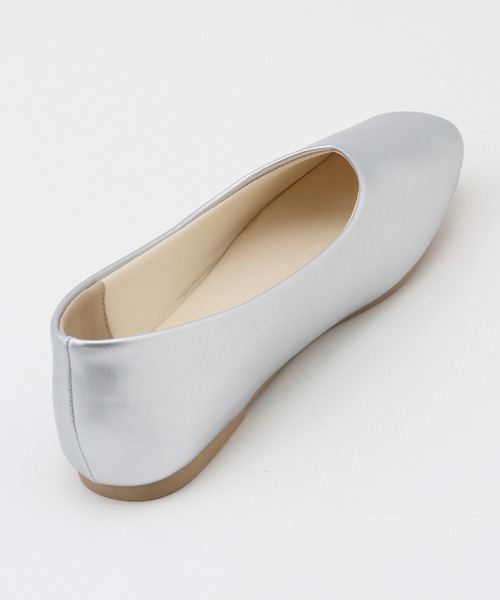 Honeys（ハニーズ）の「やわらかスクエアトゥパンプス（パンプス・レディース・ブラック/モカ/ブラック系その他/ライトベージュ/シルバー・22.5/24.5/23.5/24.0/23.0）」の12枚目の写真