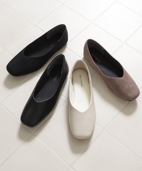 Honeys（ハニーズ）の「やわらかスクエアトゥパンプス（パンプス・レディース・ブラック/モカ/ブラック系その他/ライトベージュ/シルバー・22.5/24.5/23.5/24.0/23.0）」の14枚目の写真