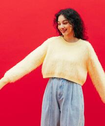 CITEN | ＜CITEN＞シャギークロップド プルオーバーニット(ニット/セーター)