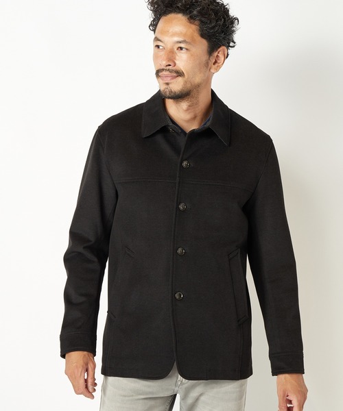 MEN'S BIGI（メンズビギ）の「マイクロスウェーディー起毛ポンチブルゾン（ブルゾン・メンズ・ブラック/ベージュ・01/02/03/04）」の11枚目の写真