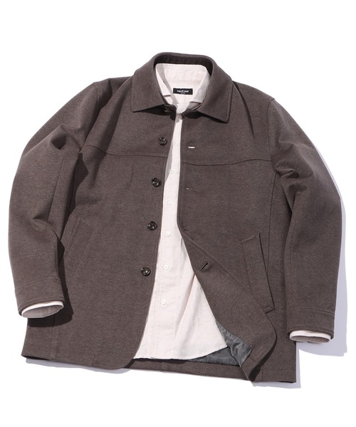 MEN'S BIGI（メンズビギ）の「マイクロスウェーディー起毛ポンチブルゾン（ブルゾン・メンズ・ブラック/ベージュ・01/02/03/04）」の13枚目の写真