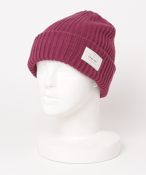 FUNALIVE（ファンアライブ）の「joujoulier リブニット帽（ニットキャップ/ビーニー・レディース・アイボリー/ブラック/ブルー/グレー/ピンク/ブラウン/グリーン/イエロー/ブルーグレー/ライム/ダークグレー/オレンジ/ブルー系/ブラウン系/ピンク系/チャコール/イエロー系/ブラック系/ネイビー系・FREE）」の17枚目の写真