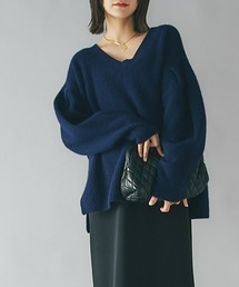 RIVE DROITE（リヴドロワ）の「触れたくなるような素材感が魅力/ヘアリーヤーンボリュームスリーブニット（ニット/セーター）」
