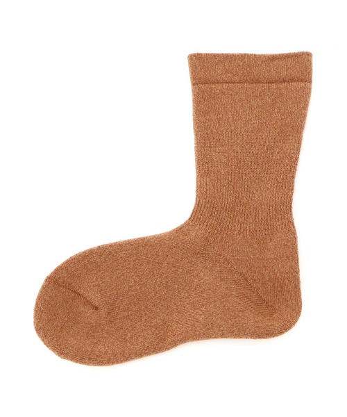 rasox（ラソックス）の「RASOX/ラソックス　パイル・クルー　メンズ（ソックス/靴下・メンズ・ベージュ/レンガ/チャコール・M/L）」の3枚目の写真