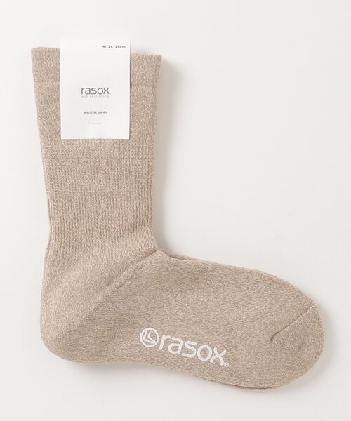 rasox（ラソックス）の「RASOX/ラソックス　パイル・クルー　メンズ（ソックス/靴下・メンズ・ベージュ/レンガ/チャコール・M/L）」の11枚目の写真