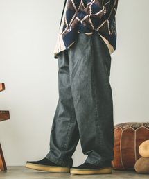 【FARAH/ファーラー】別注 ツータック ワイドデニムパンツ