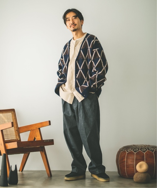 セール】【FARAH/ファーラー】別注 ツータック ワイドデニムパンツ