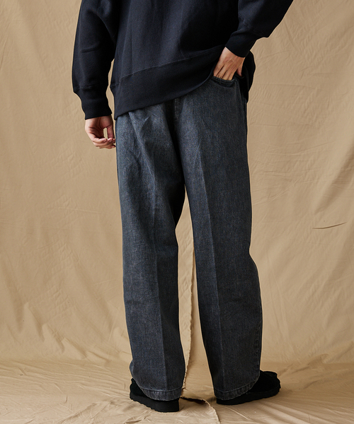 FARAH ファーラー ツータック スラックスパンツ FARAH / ファーラー】Two Tuck Wide Tapered Pants（スラックス