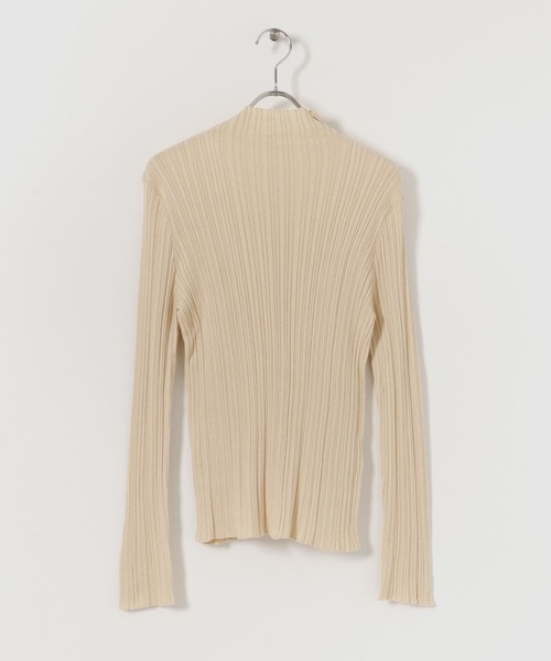 WANDERUNG（ワンデルング）の「WANDERUNG　Ribbed pullover（ニット/セーター・レディース・グレー/グリーン系その他/ブラック/アイボリー・FREE）」の19枚目の写真