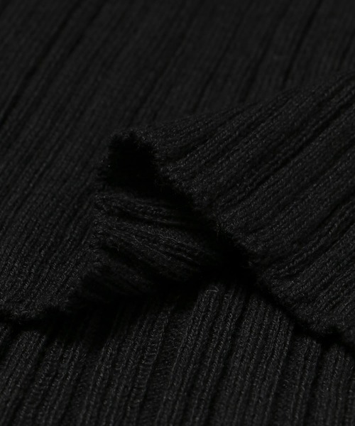 WANDERUNG（ワンデルング）の「WANDERUNG　Ribbed pullover（ニット/セーター・レディース・グレー/グリーン系その他/ブラック/アイボリー・FREE）」の12枚目の写真