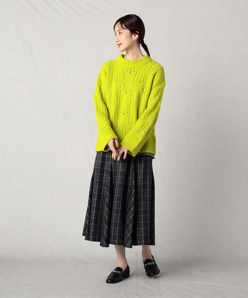 Comme　Ca　Mature（コムサマチュア）の「タータンチェック　スカート（スカート・レディース・レッド/グリーン・FREE）」の10枚目の写真