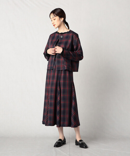 Comme　Ca　Mature（コムサマチュア）の「タータンチェック　スカート（スカート・レディース・レッド/グリーン・FREE）」の12枚目の写真