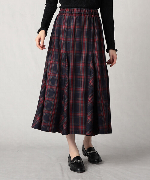 Comme　Ca　Mature（コムサマチュア）の「タータンチェック　スカート（スカート・レディース・レッド/グリーン・FREE）」の9枚目の写真