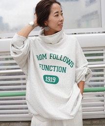 F/CE.  | F/CE.(エフシーイー)COLLEGE HIGH NECK SWEAT /  カレッジ ハイネックスウェット(Tシャツ/カットソー)