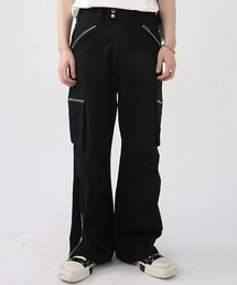 WESTBOY | ワイドストレートミリタリーカーゴパンツWO22W2PT02【WB ORIGINALS】(カーゴパンツ)