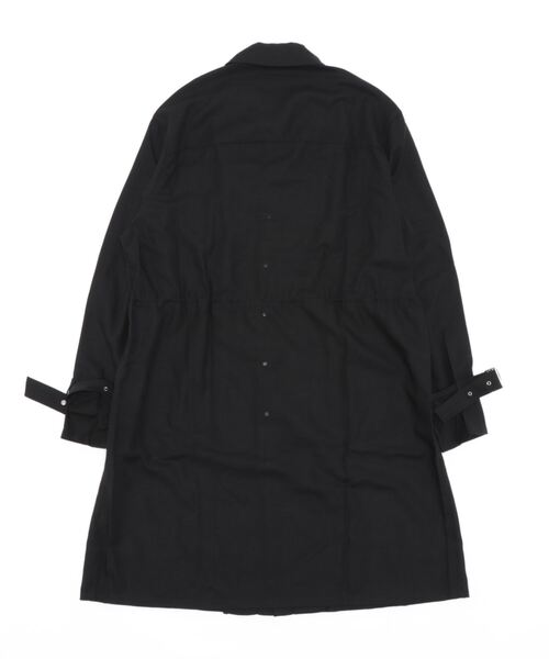 liberum（リベルム）の「【LIBERUM】EX.WOOL SHIRT COAT（ステンカラーコート・メンズ・ブラック/グレー・1/2）」の3枚目の写真