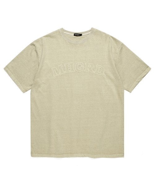 tシャツ A'GEM/9 × .kom「mahagrid/マハグリッド」ARC LOGO PIGMENT TEE/アーチロゴピグメント半袖Tシャツ レ A'GEM/9 × .kom『mahagrid/マハグリッド』ARC LOGO PIGMENT TEE