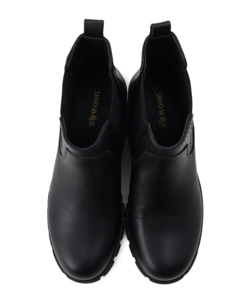 SHOO・LA・RUE(シューラルー)の「◆【消臭】ヒールアップチェルシーブーツ(ブーツ・レディース・ブラック/ナチュラル・35/45)」の10枚目の写真