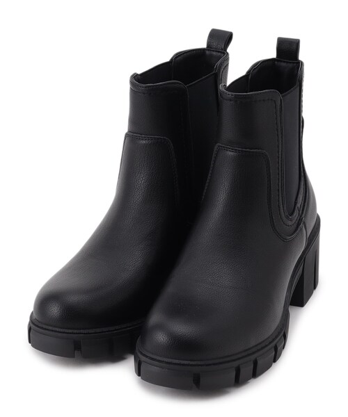 SHOO・LA・RUE(シューラルー)の「◆【消臭】ヒールアップチェルシーブーツ(ブーツ・レディース・ブラック/ナチュラル・35/45)」の14枚目の写真