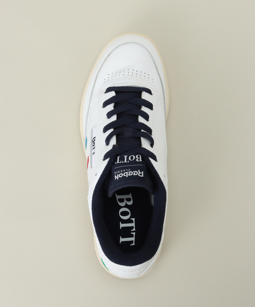 Reebok（リーボック）の「【BOTT × REEBOK / ボット × リーボック】CLUB C 85（スニーカー・メンズ・ホワイト・26.5cm/27cm/27.5cm/28cm/26cm/28.5cm/29cm）」の6枚目の写真