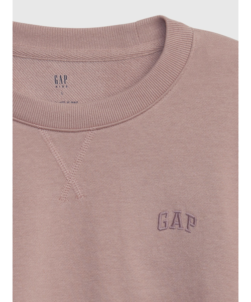 GAP（ギャップ）の「GAPロゴ オーバーサイズ スウェット・トレーナー (キッズ)（スウェット・キッズ・グレー/ベージュ/オフホワイト・120cm/150cm/140cm/130cm/160cm）」の9枚目の写真