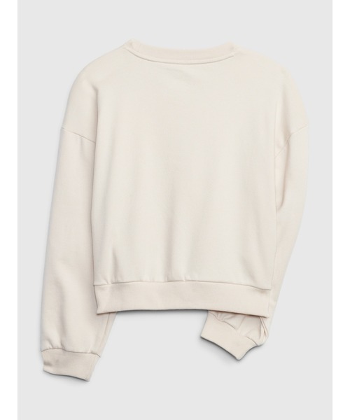 GAP（ギャップ）の「GAPロゴ オーバーサイズ スウェット・トレーナー (キッズ)（スウェット・キッズ・グレー/ベージュ/オフホワイト・120cm/150cm/140cm/130cm/160cm）」の5枚目の写真