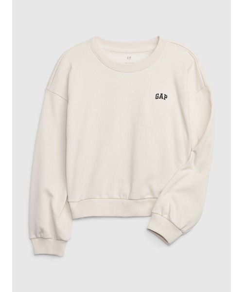 GAP（ギャップ）の「GAPロゴ オーバーサイズ スウェット・トレーナー (キッズ)（スウェット・キッズ・グレー/ベージュ/オフホワイト・120cm/150cm/140cm/130cm/160cm）」の4枚目の写真