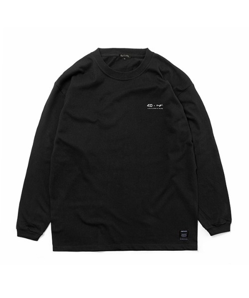 430(フォーサーティ)の「【430】SF KNOWLEDGE IS POWER L/S TEE(Tシャツ/カットソー・メンズ・ホワイト/ブラック・1/2/3)」の3枚目の写真