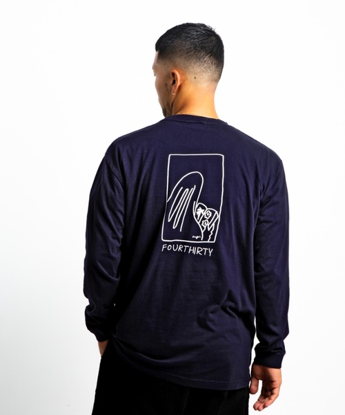 430(フォーサーティ)の「【430】SF KNOWLEDGE IS POWER L/S TEE(Tシャツ/カットソー・メンズ・ホワイト/ブラック・1/2/3)」の7枚目の写真