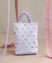 panpantutu（パンパンチュチュ）の「フリルシューズバッグ【ハローキティ/シナモロール/マイメロディ/無地】（トートバッグ）」