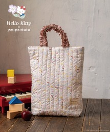 panpantutu（パンパンチュチュ）の「フリルシューズバッグ【ハローキティ/シナモロール/マイメロディ/無地】（トートバッグ）」