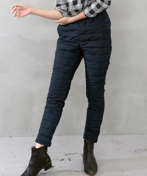 LUGG NAGG（ラグナグ）の「フェイクダウンパンツ（その他パンツ・レディース・ブラック/オフホワイト/ネイビー/ベージュ・L/M）」の4枚目の写真